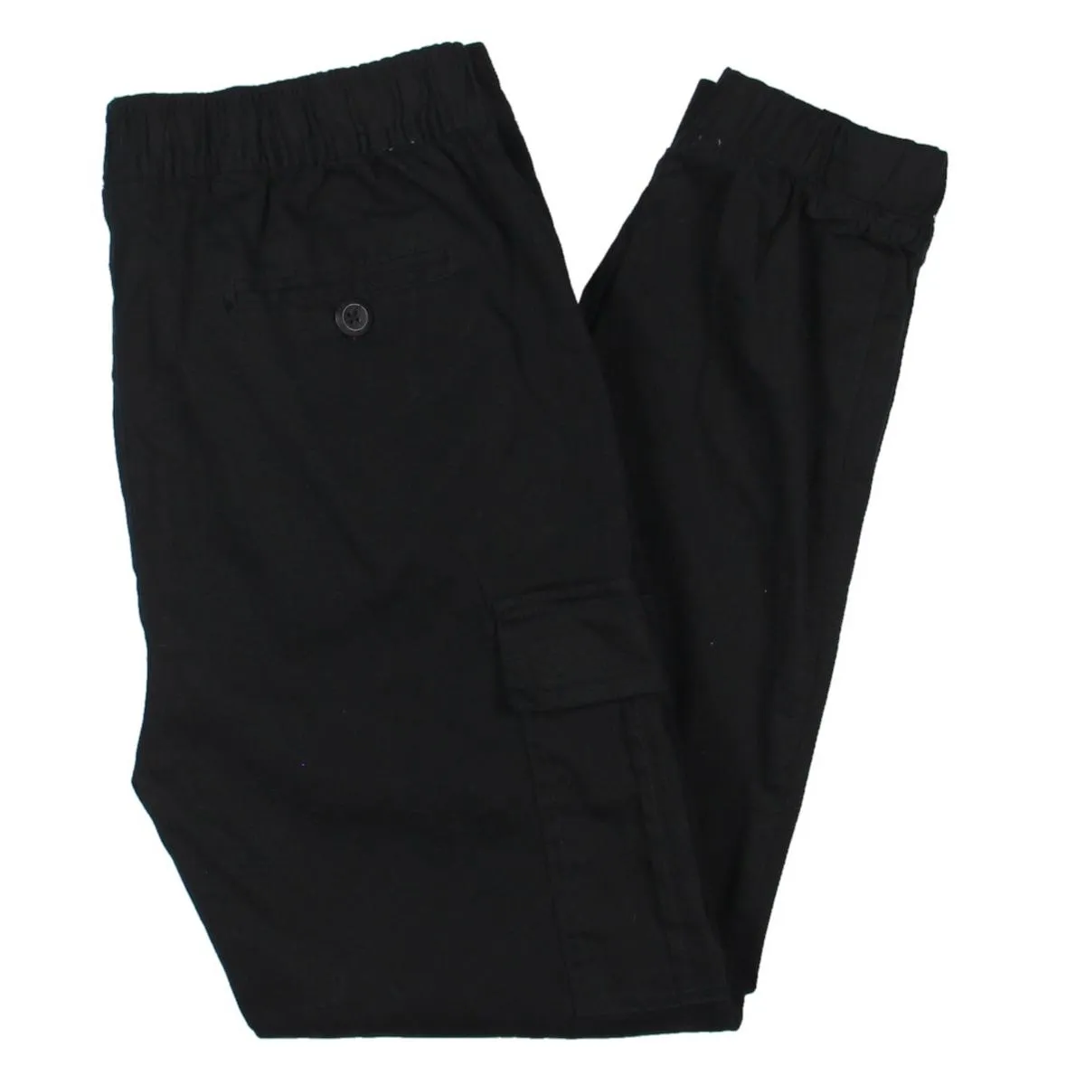 Mens Drawstring Cargo Pockets Jogger Pants