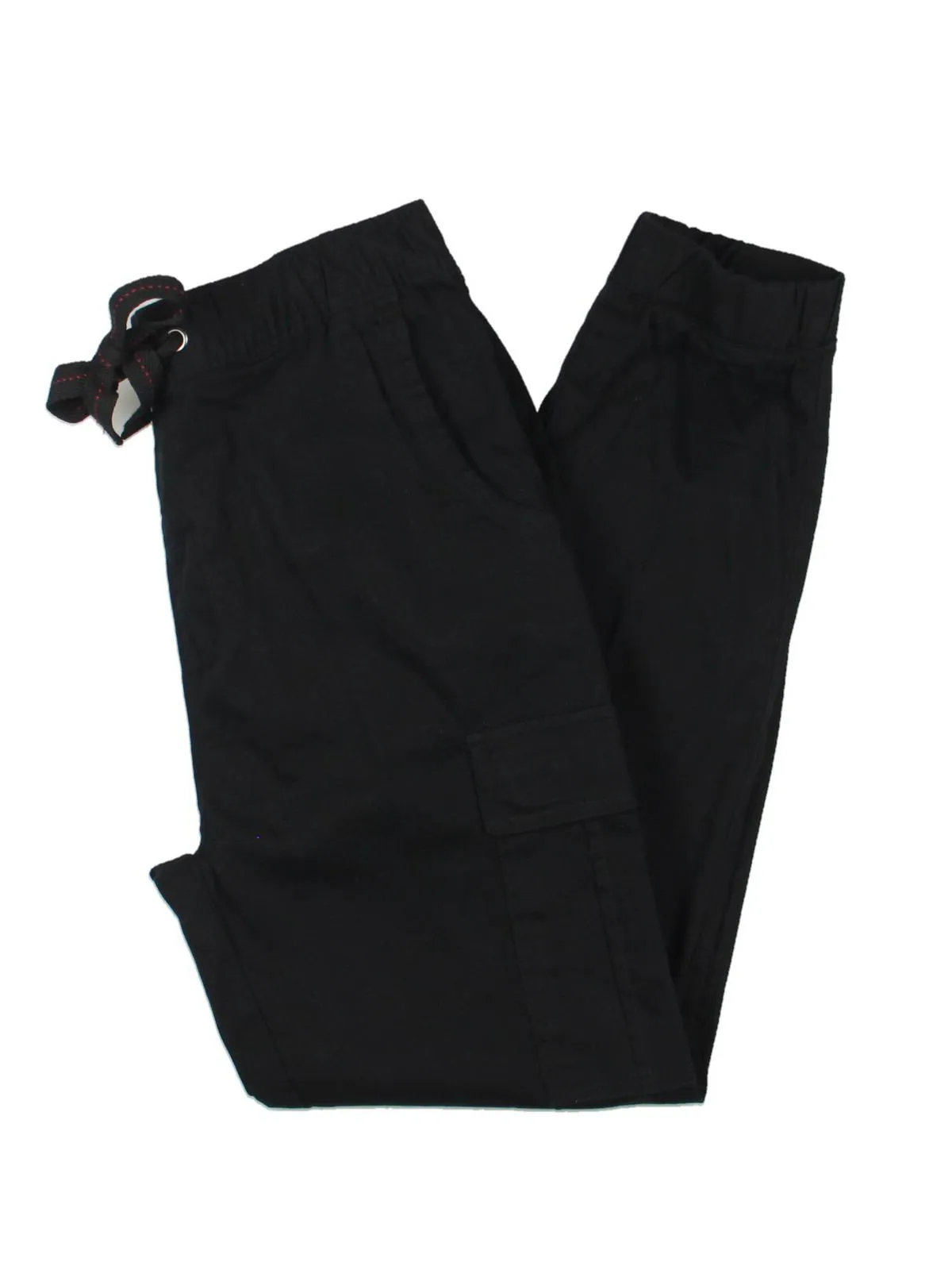 Mens Drawstring Cargo Pockets Jogger Pants