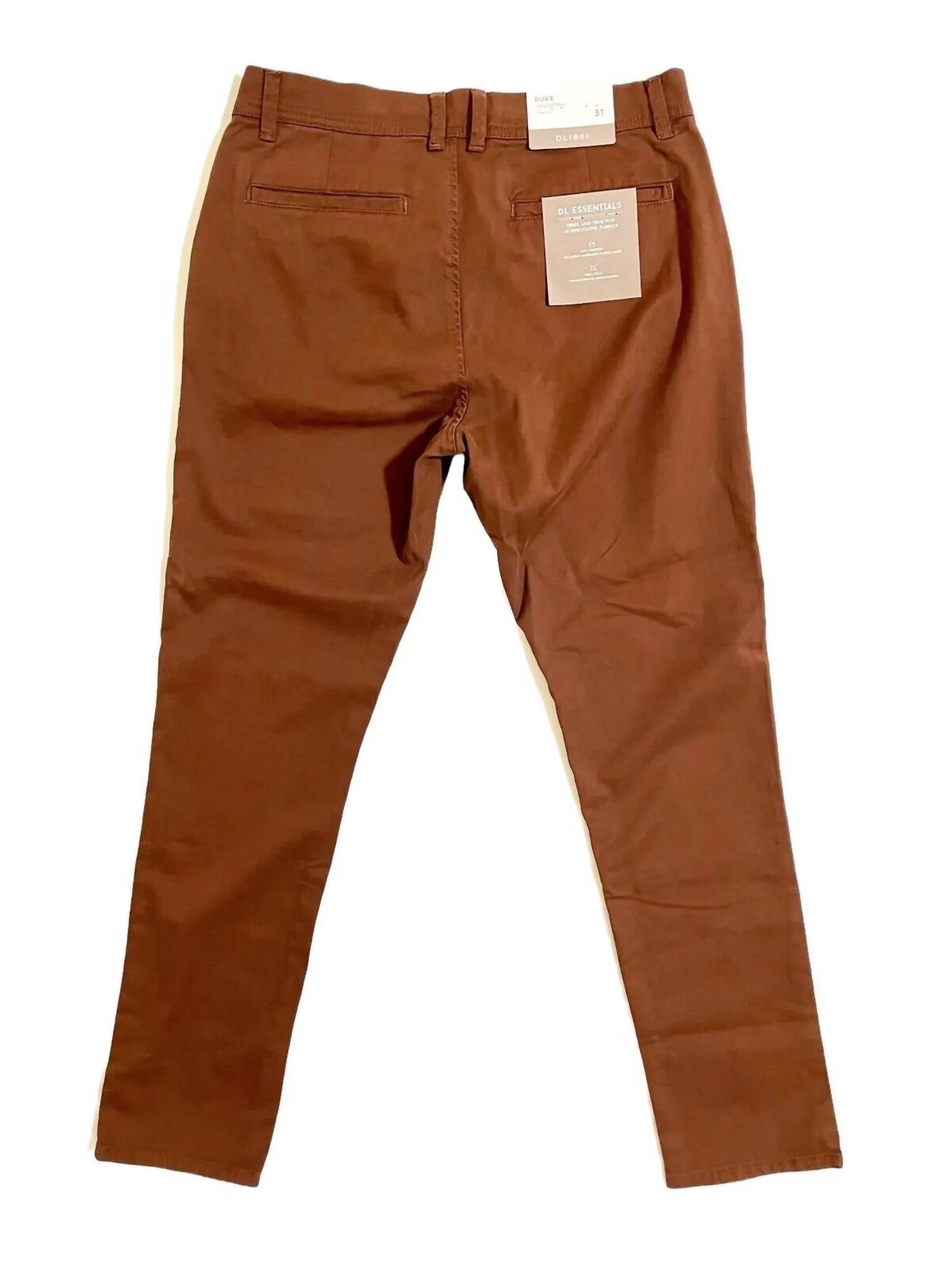 Men's Duke Tailored Chino Pants In Pinecone Brown