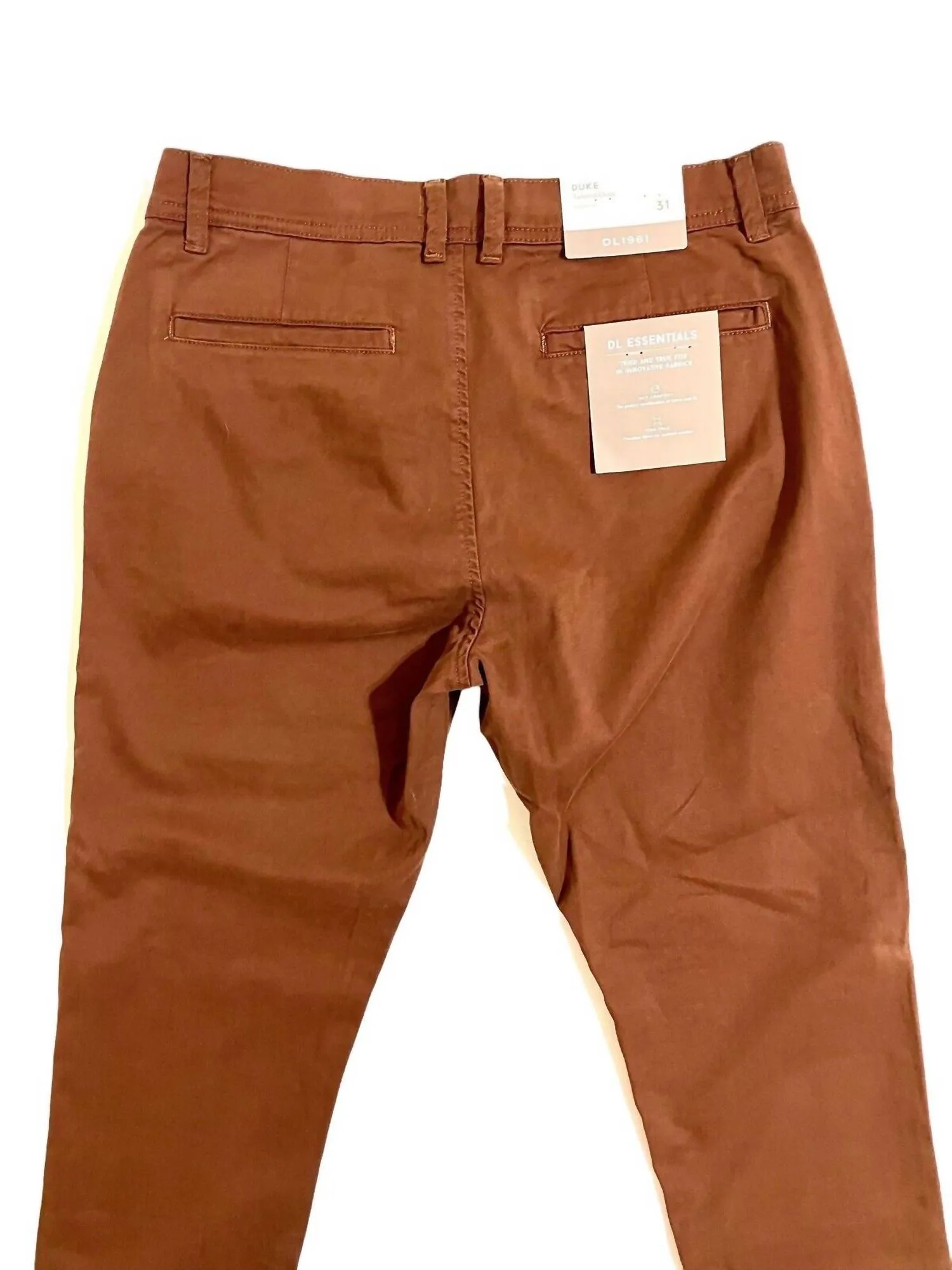 Men's Duke Tailored Chino Pants In Pinecone Brown