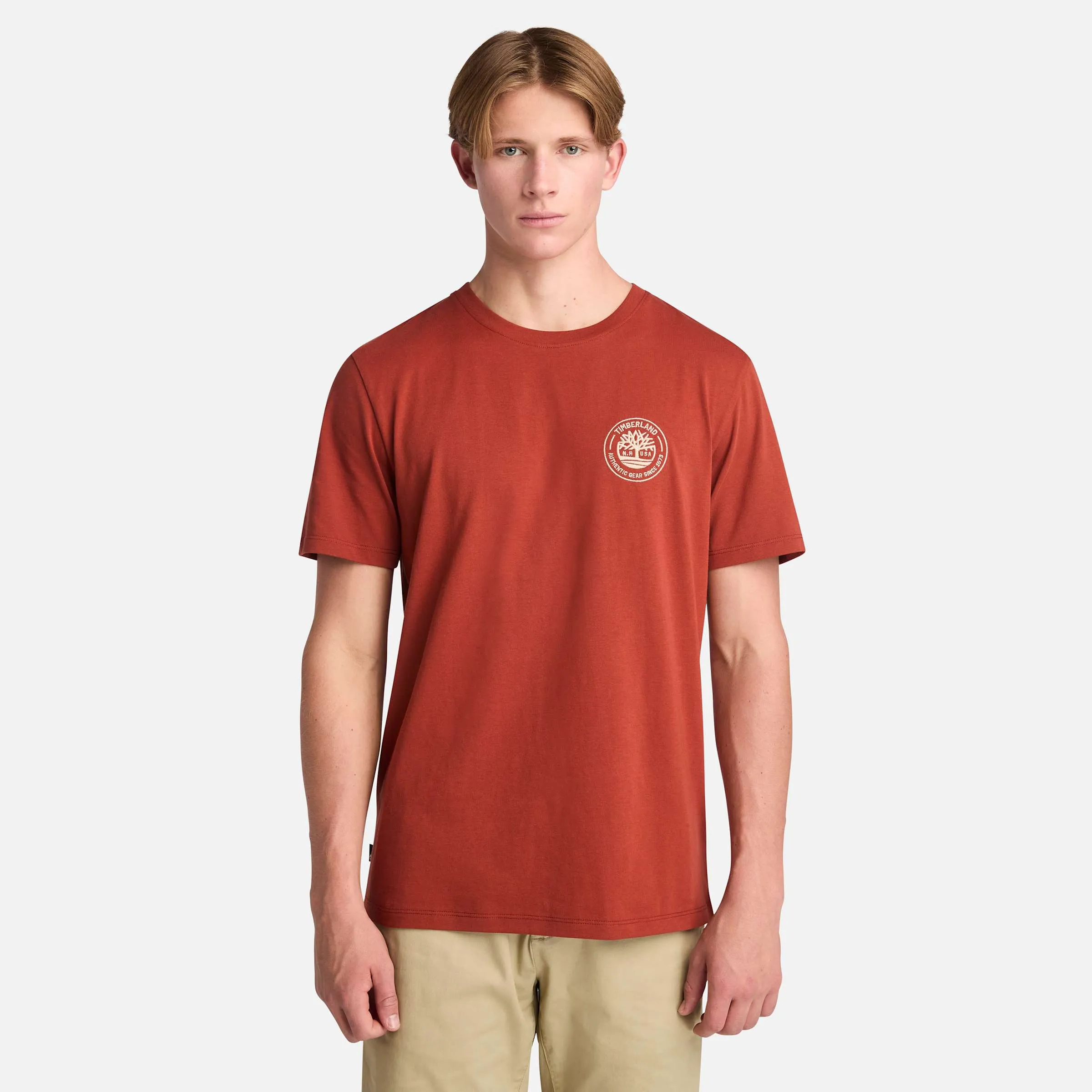 Men's Embroidered Short-Sleeve T-Shirt