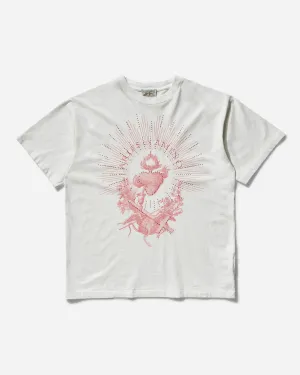 Men's Faded Aries Ex Amino T-Shirt Off White