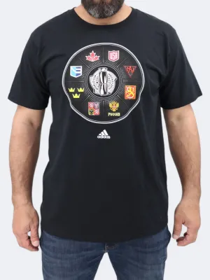 Men's Graphic Printed T-Shirt,Black