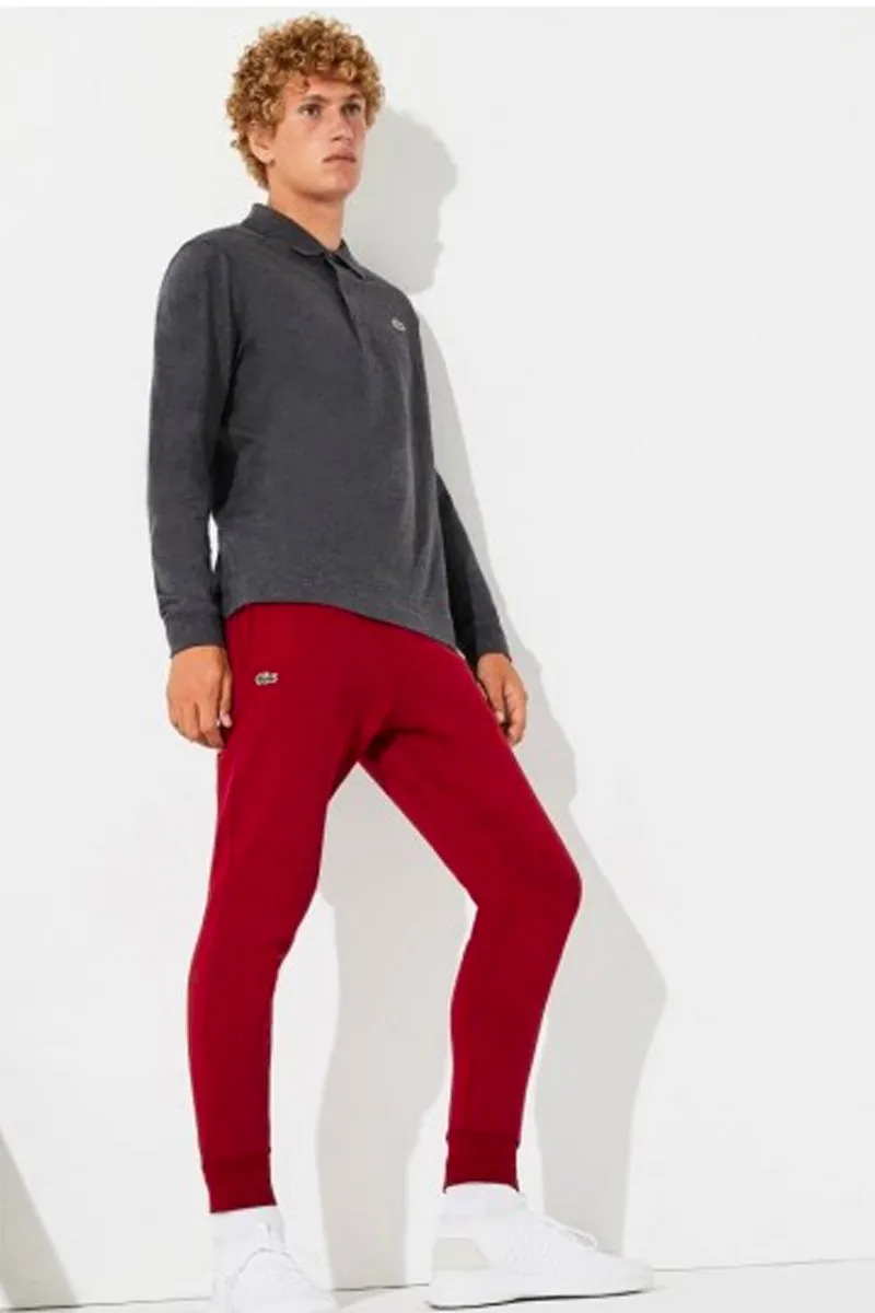 Men’s Lacoste Sport Cotton Fleece Tennis Sweatpants Blackberry Chine Patagonia Clothing