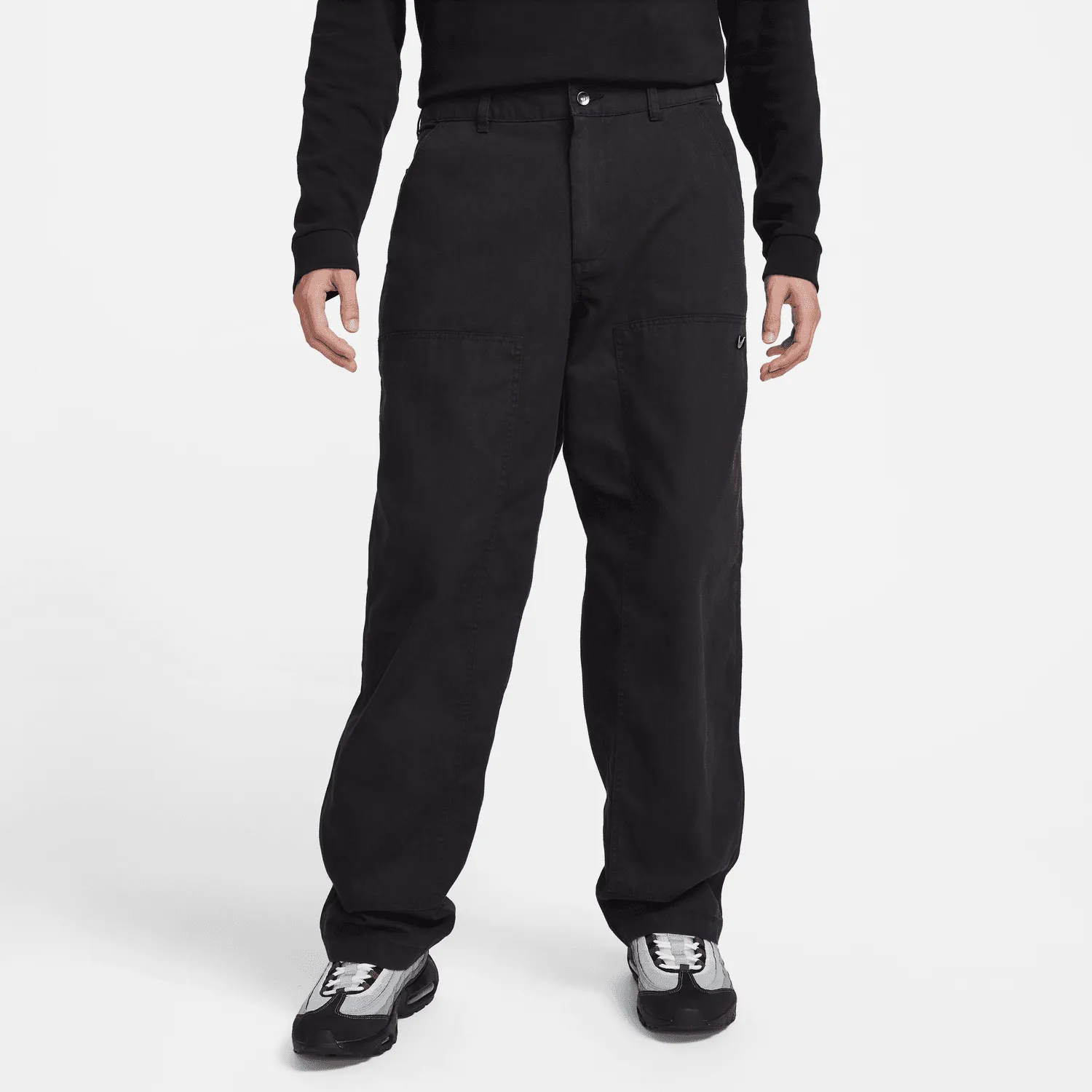 MEN'S NIKE LIFE DOUBLE PANEL PANT "BLACK"