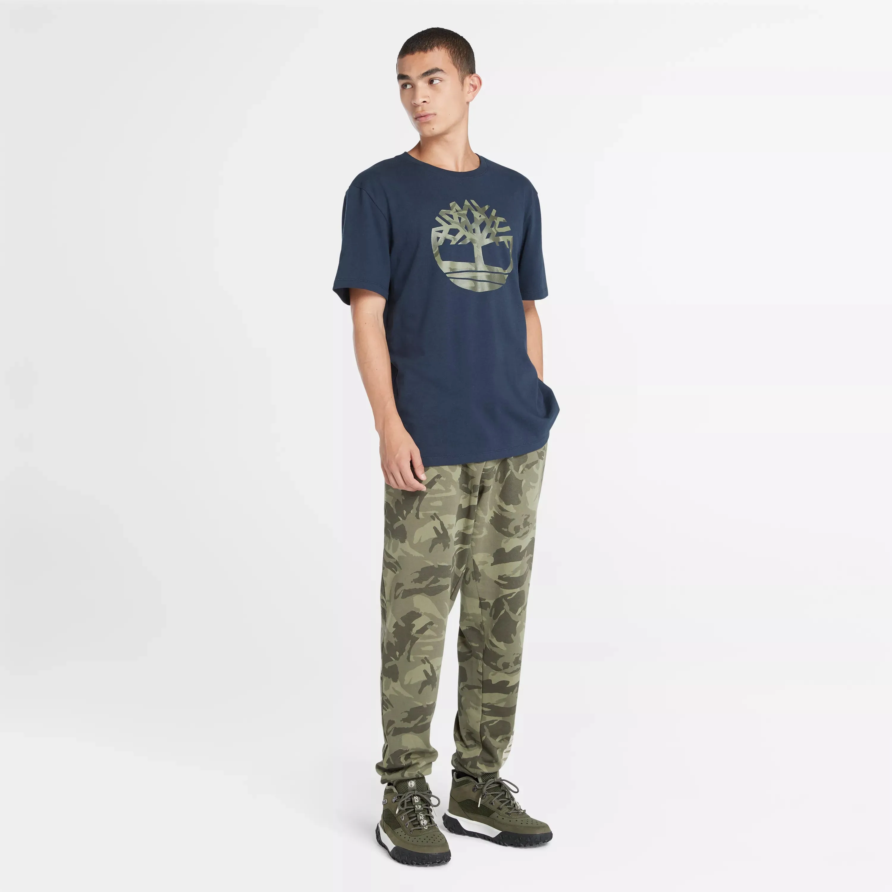 Men's Northwood US Tree Camo Logo Short Sleeve T-Shirt