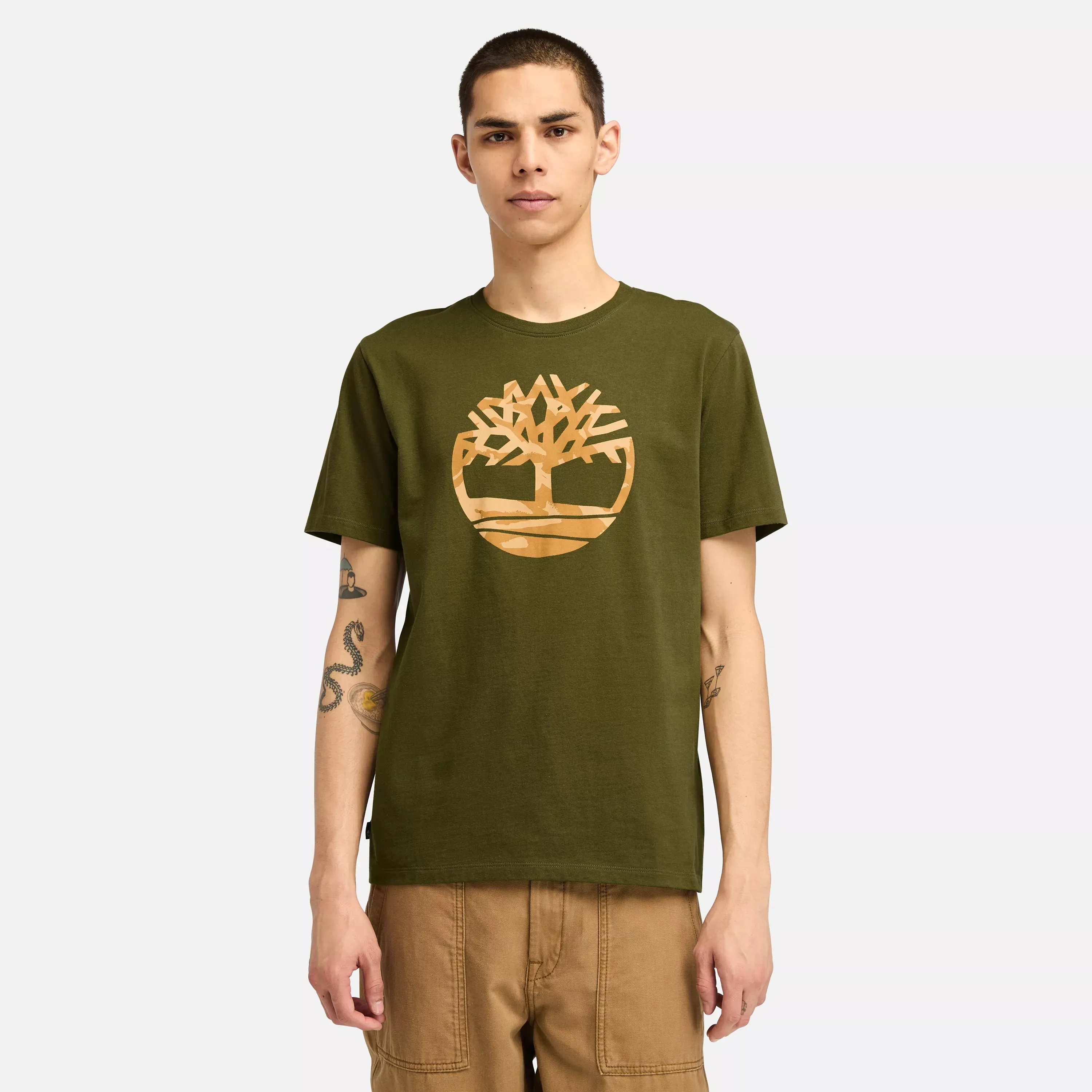 Men's Northwood US Tree Camo Logo Short Sleeve T-Shirt