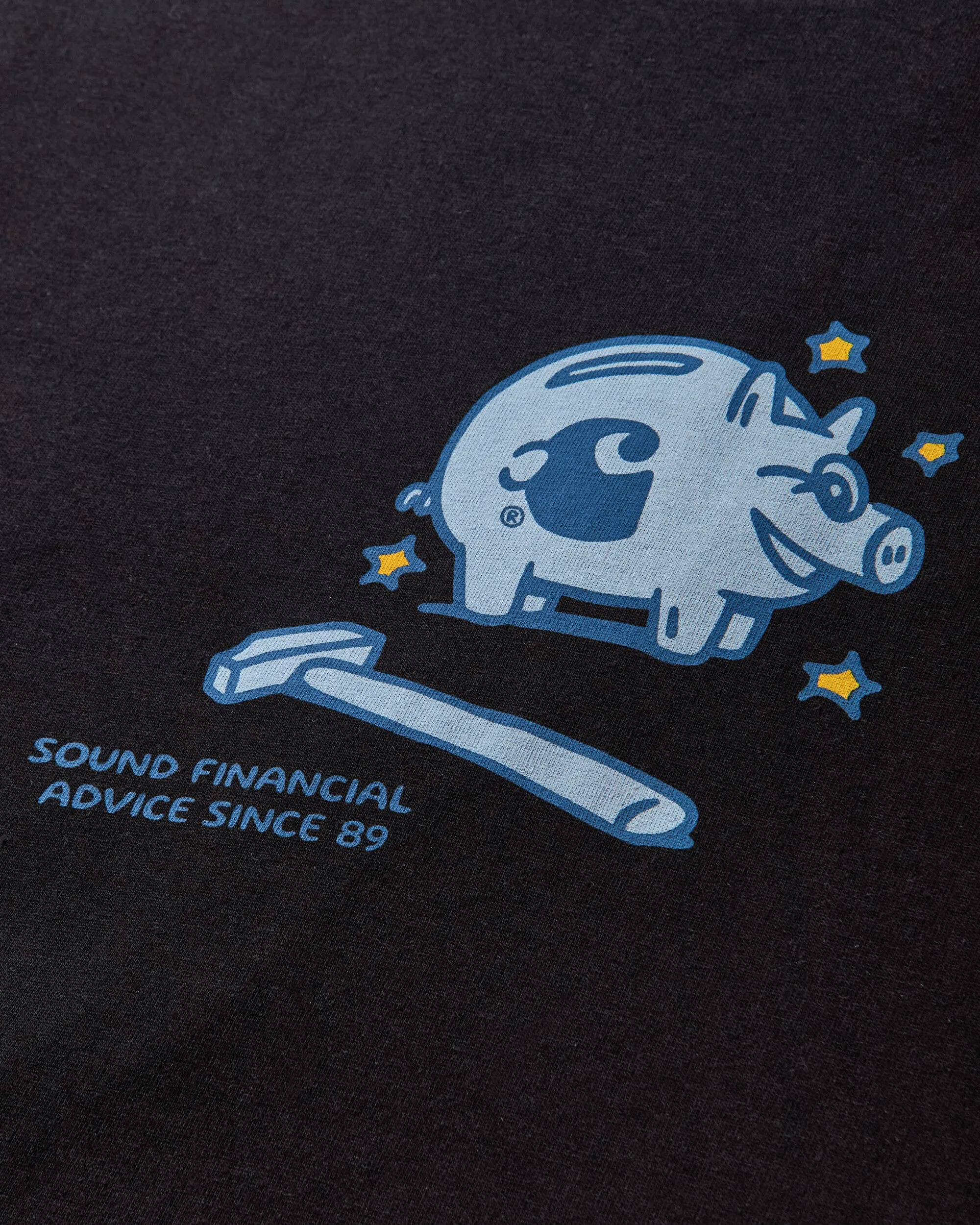 Men's Piggybank T-Shirt Black