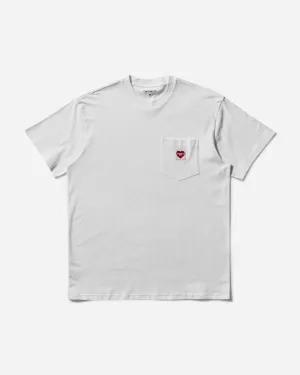 Men's Pocket Heart T-Shirt White