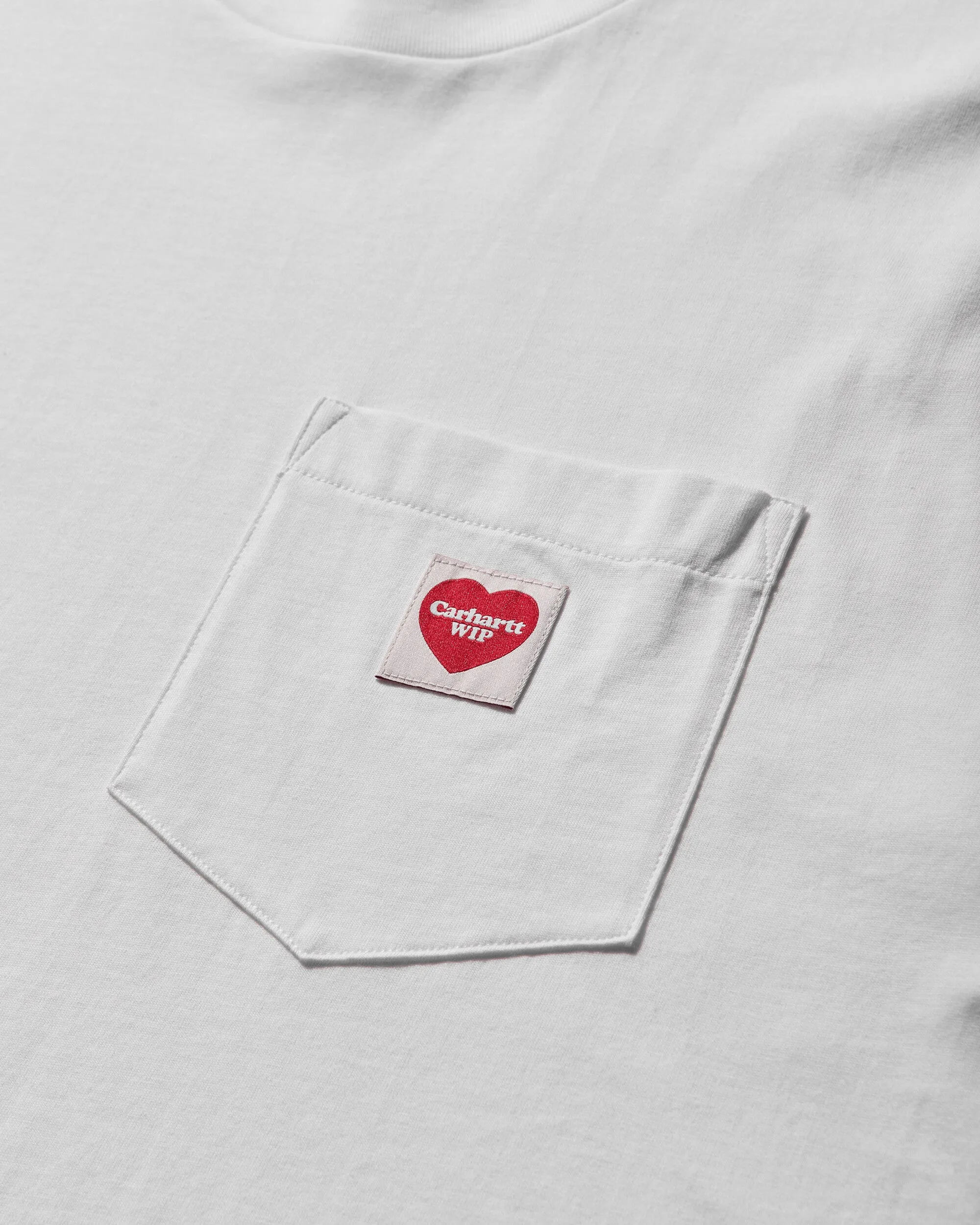 Men's Pocket Heart T-Shirt White