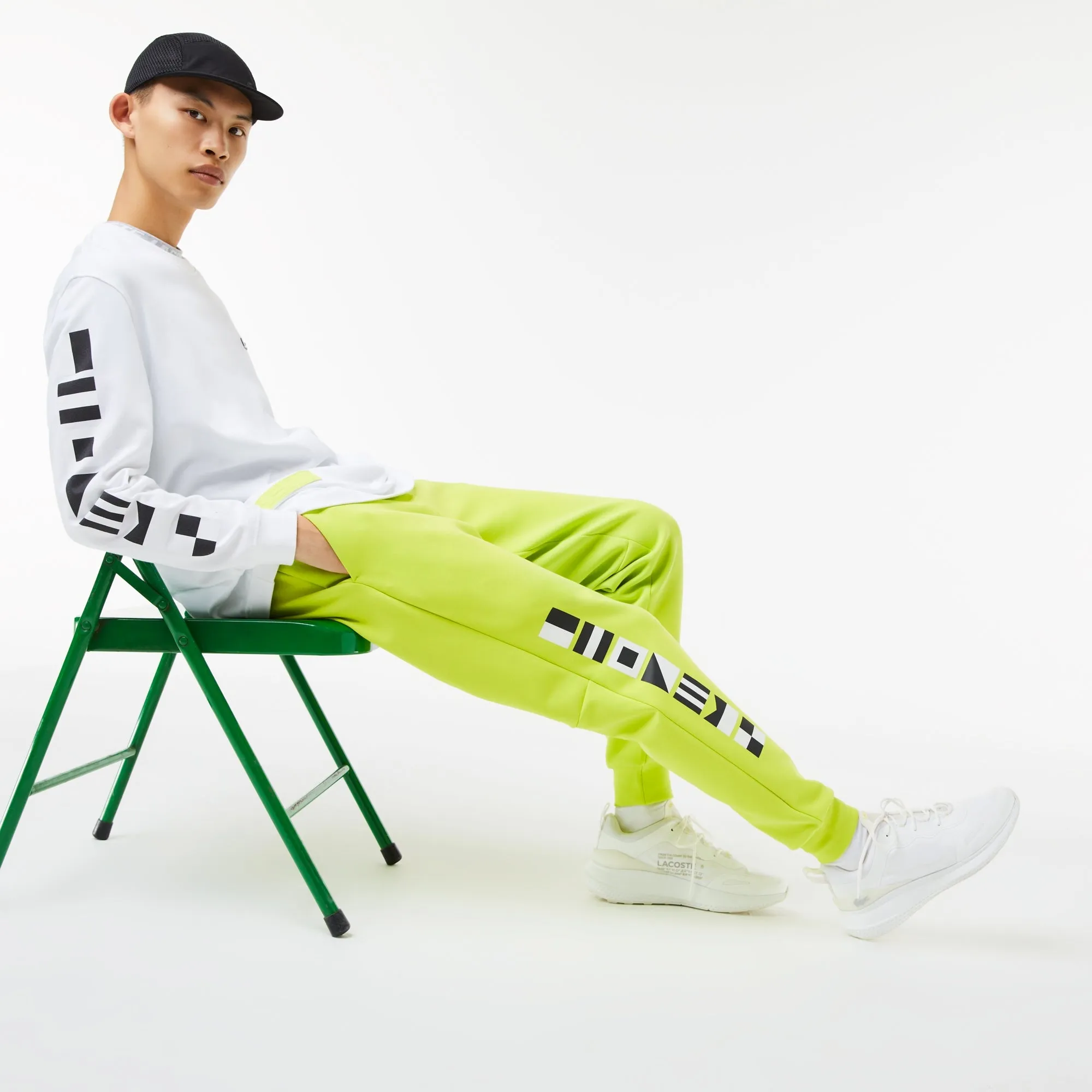 Men's Reflective Print Joggers Lime Patagonia Clothing