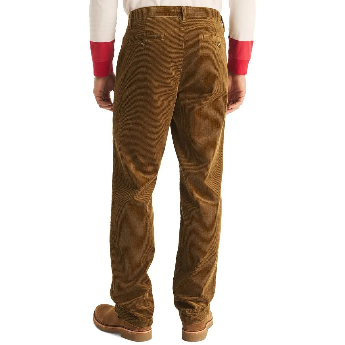Mens Ribbed Corduroy Straight Leg Pants