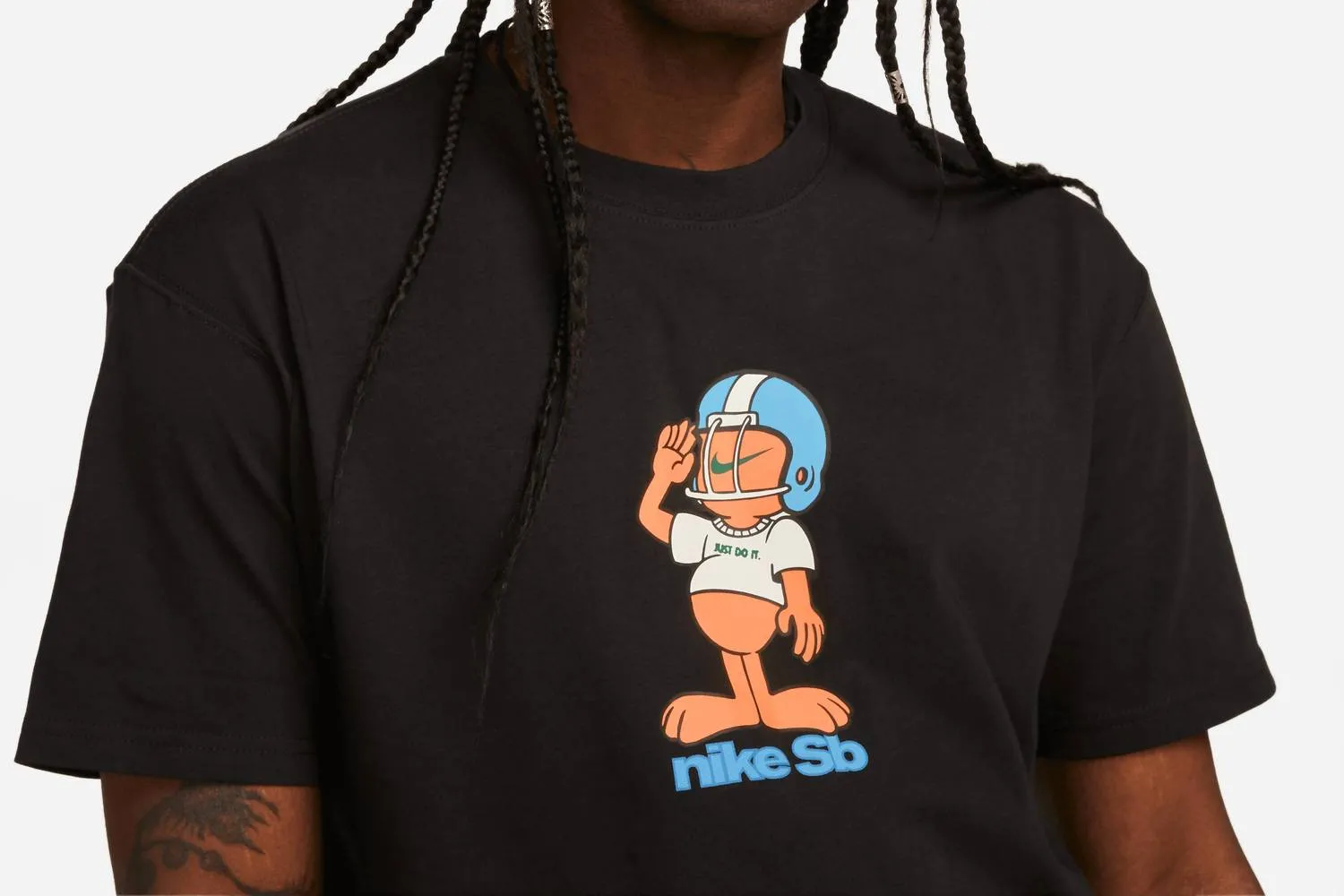 Men's Sb Salute Skate T-Shirt In Black