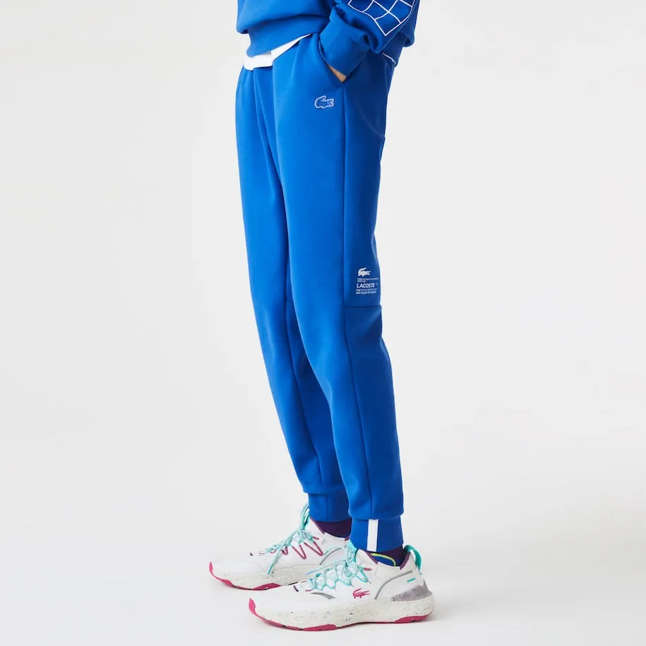 Men's Slim Fit Branded Sweatpants Blue Patagonia Clothing