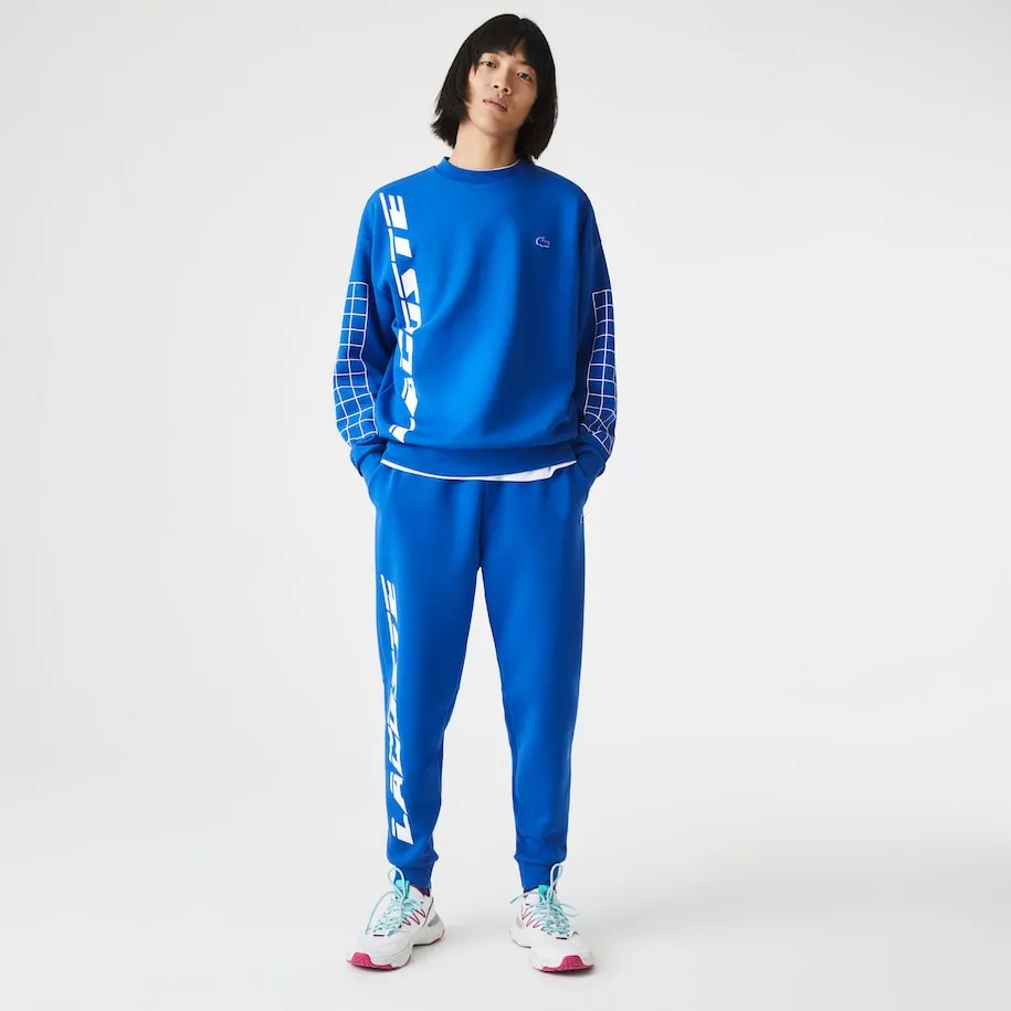 Men's Slim Fit Branded Sweatpants Blue Patagonia Clothing