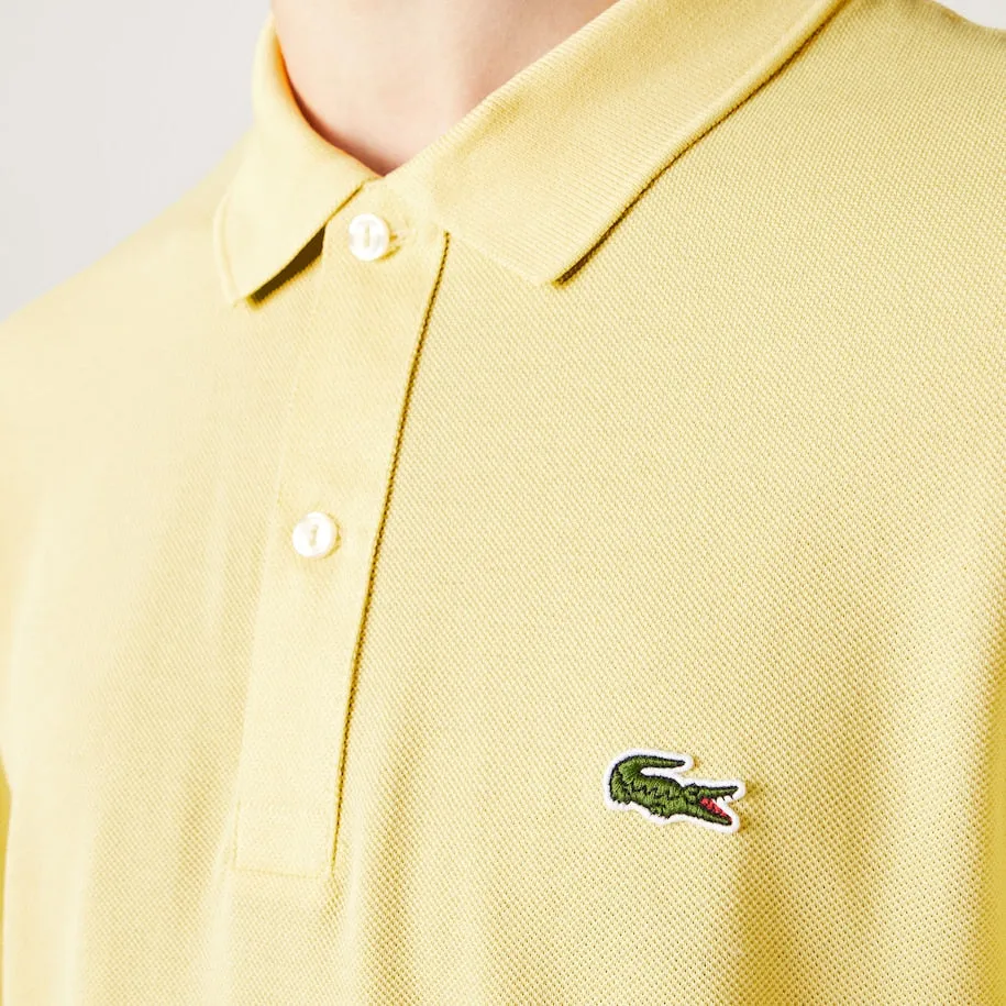Men's Slim Fit Petit Piqué Polo Yellow Patagonia Clothing
