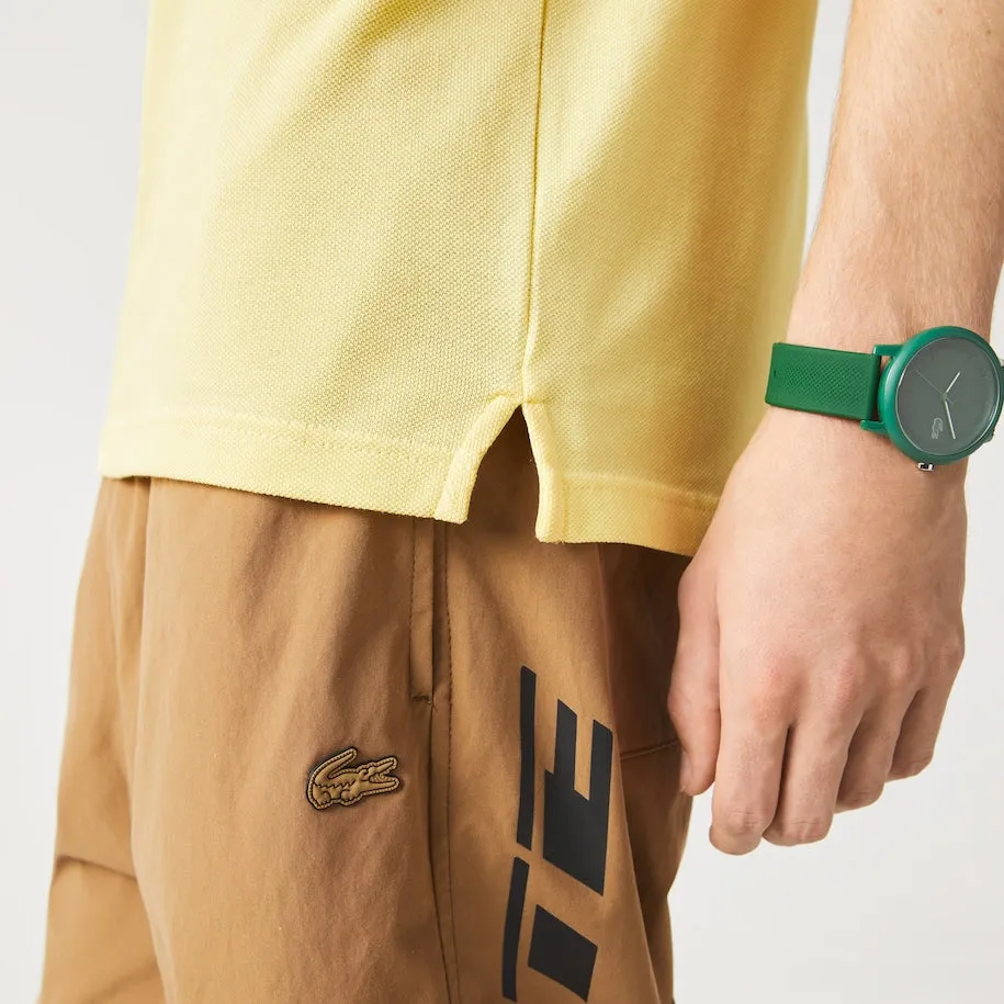 Men's Slim Fit Petit Piqué Polo Yellow Patagonia Clothing