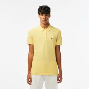 Men's Slim Fit Petit Piqué Polo Yellow Patagonia Clothing