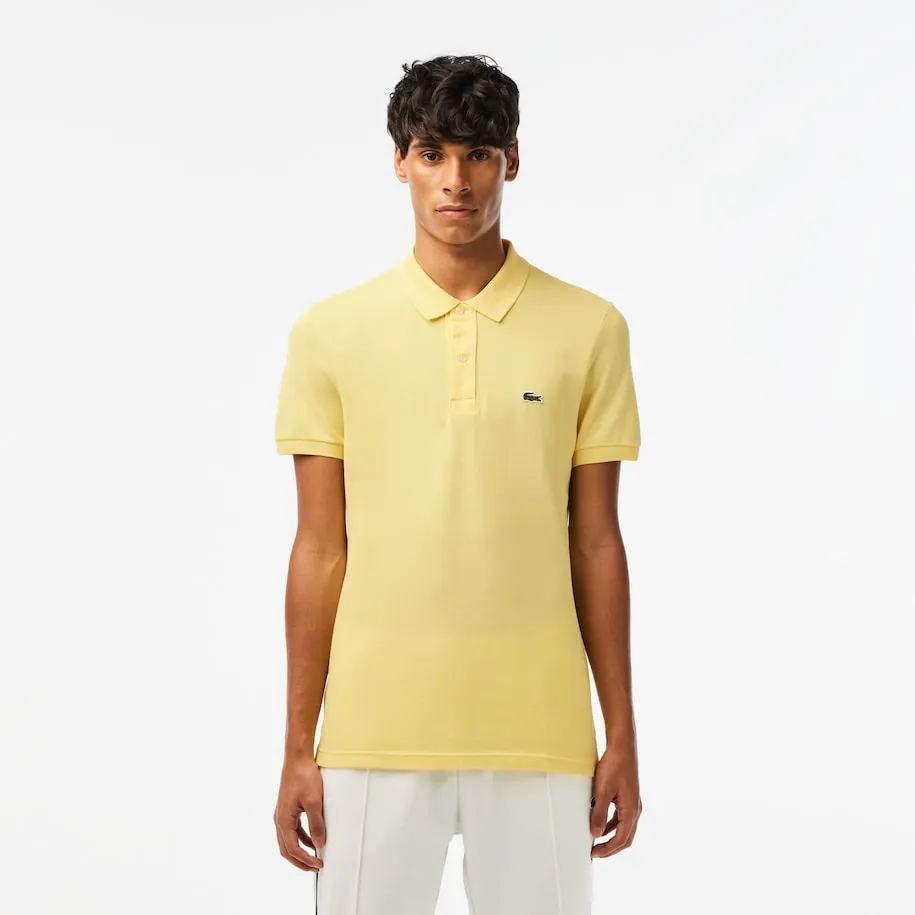 Men's Slim Fit Petit Piqué Polo Yellow Patagonia Clothing