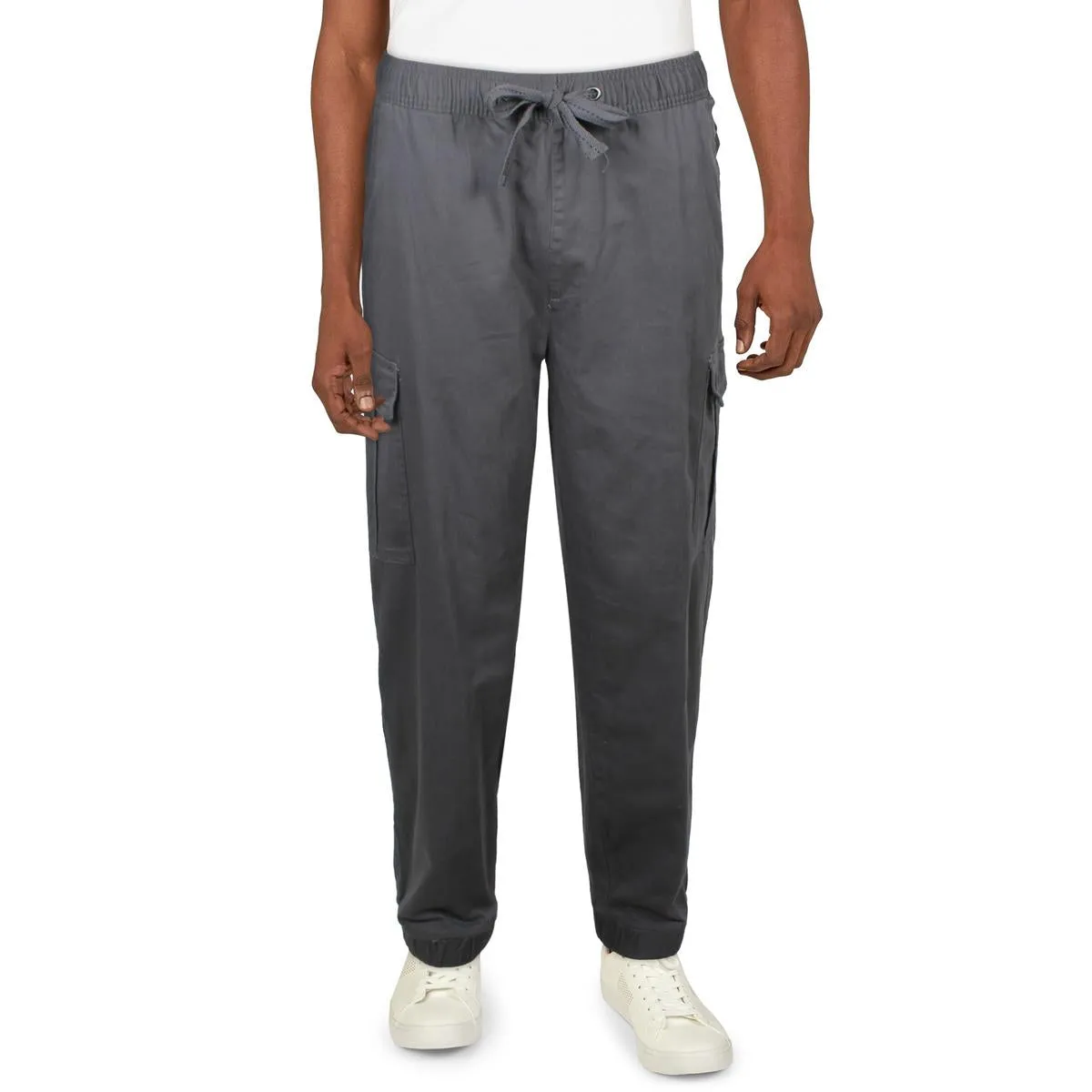 Mens Twill Pull On Cargo Pants