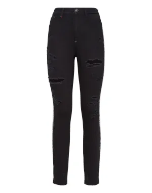 Miss High Waist Jegging Stripes
