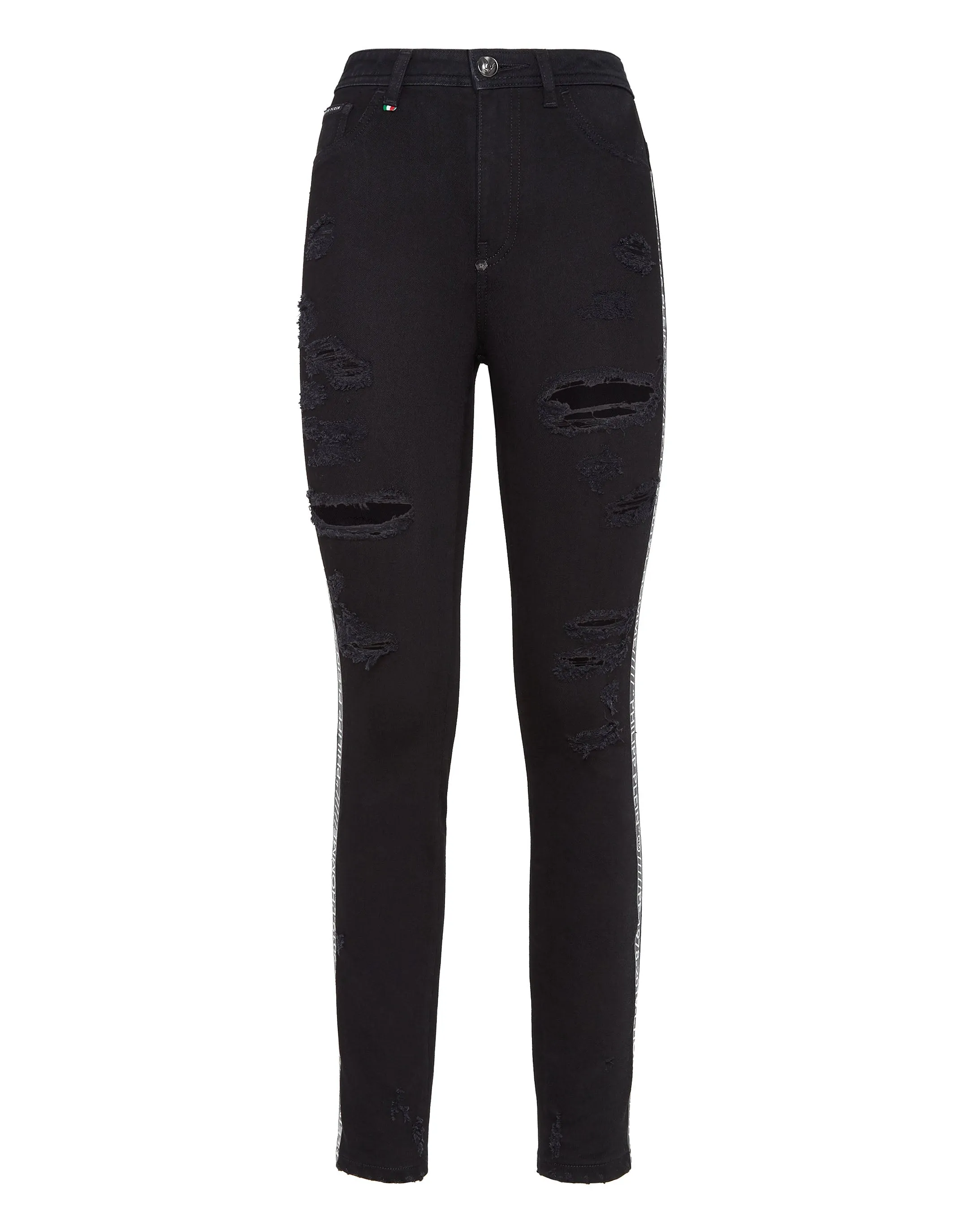 Miss High Waist Jegging Stripes