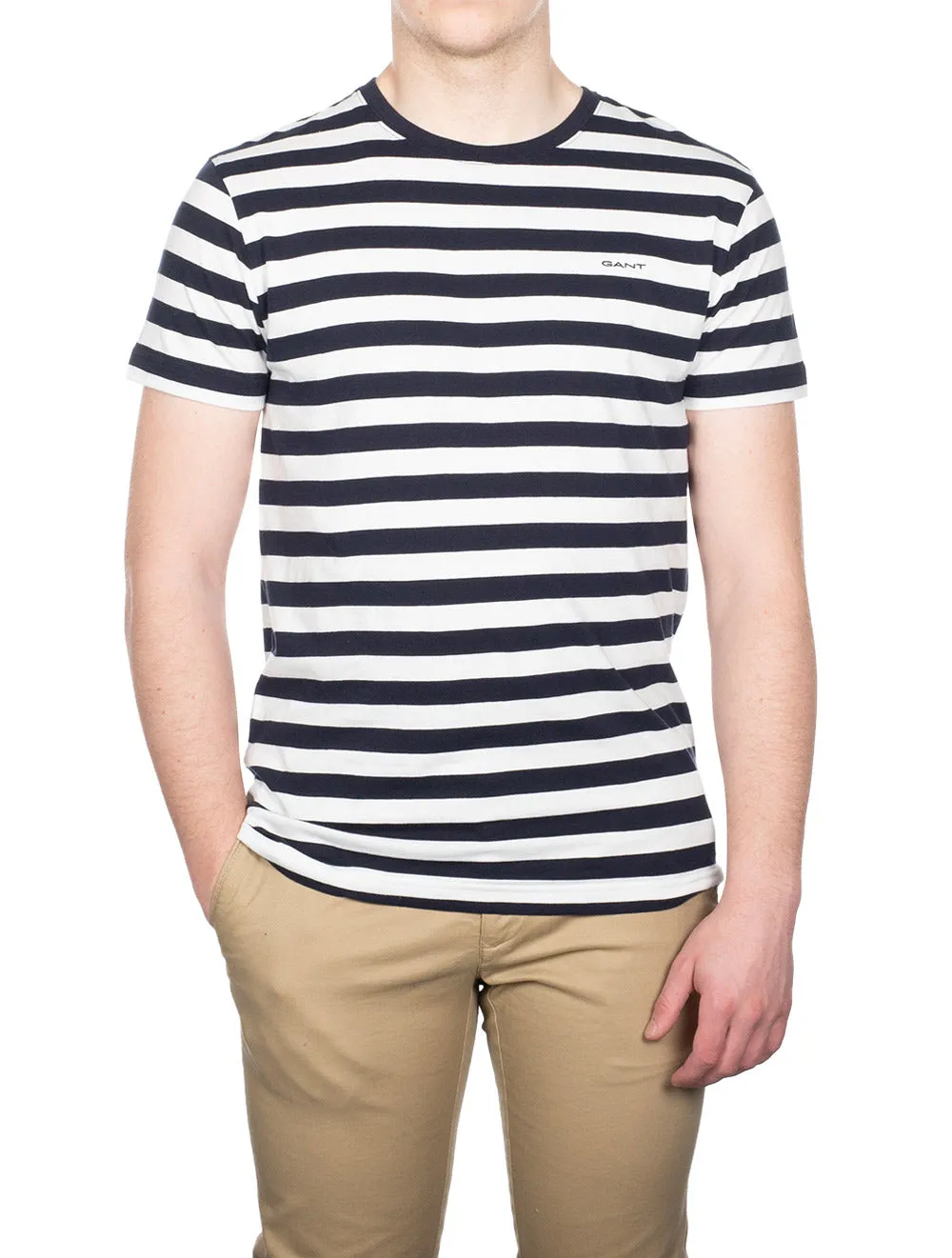 Multistripe T-shirt Evening Blue