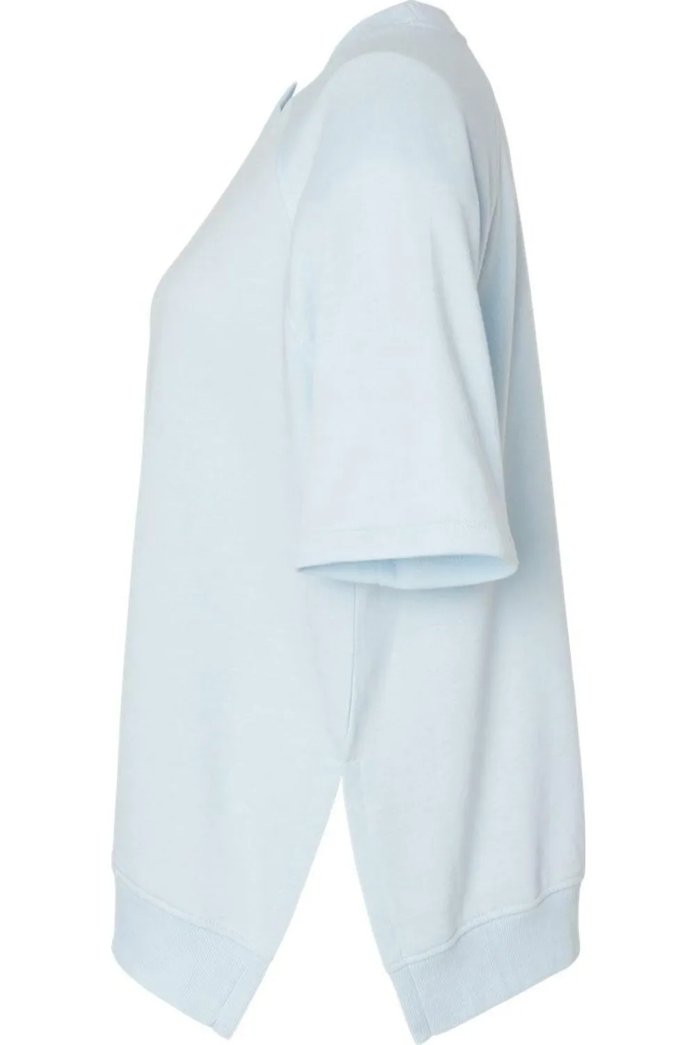 MV Sport Women´s French Terry Short Sleeve Crewneck Pullover