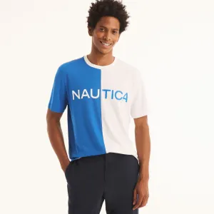 Nautica Mens Navtech Sustainably Crafted Crewneck Logo T-Shirt