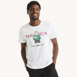 Nautica Mens Polar Bear Graphic T-Shirt