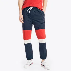 Nautica Men's Reissue Colorblock Track Pant Navy Nautica