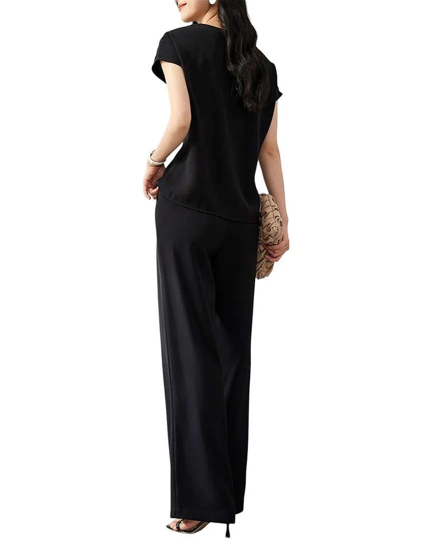 OUNIXUE 2pc Top & Pant Set
