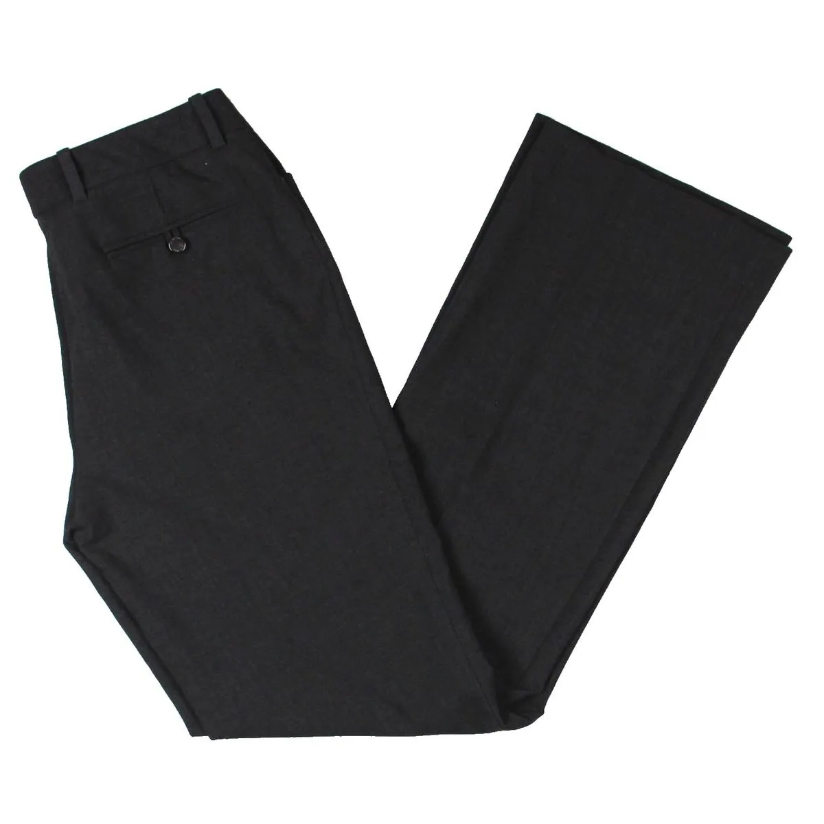 Petites Womens Solid Stretch Dress Pants