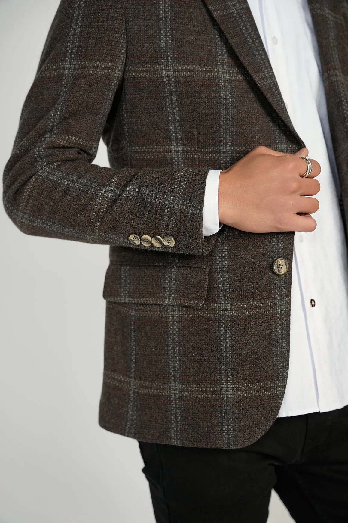 Plaid Wool Sportcoat