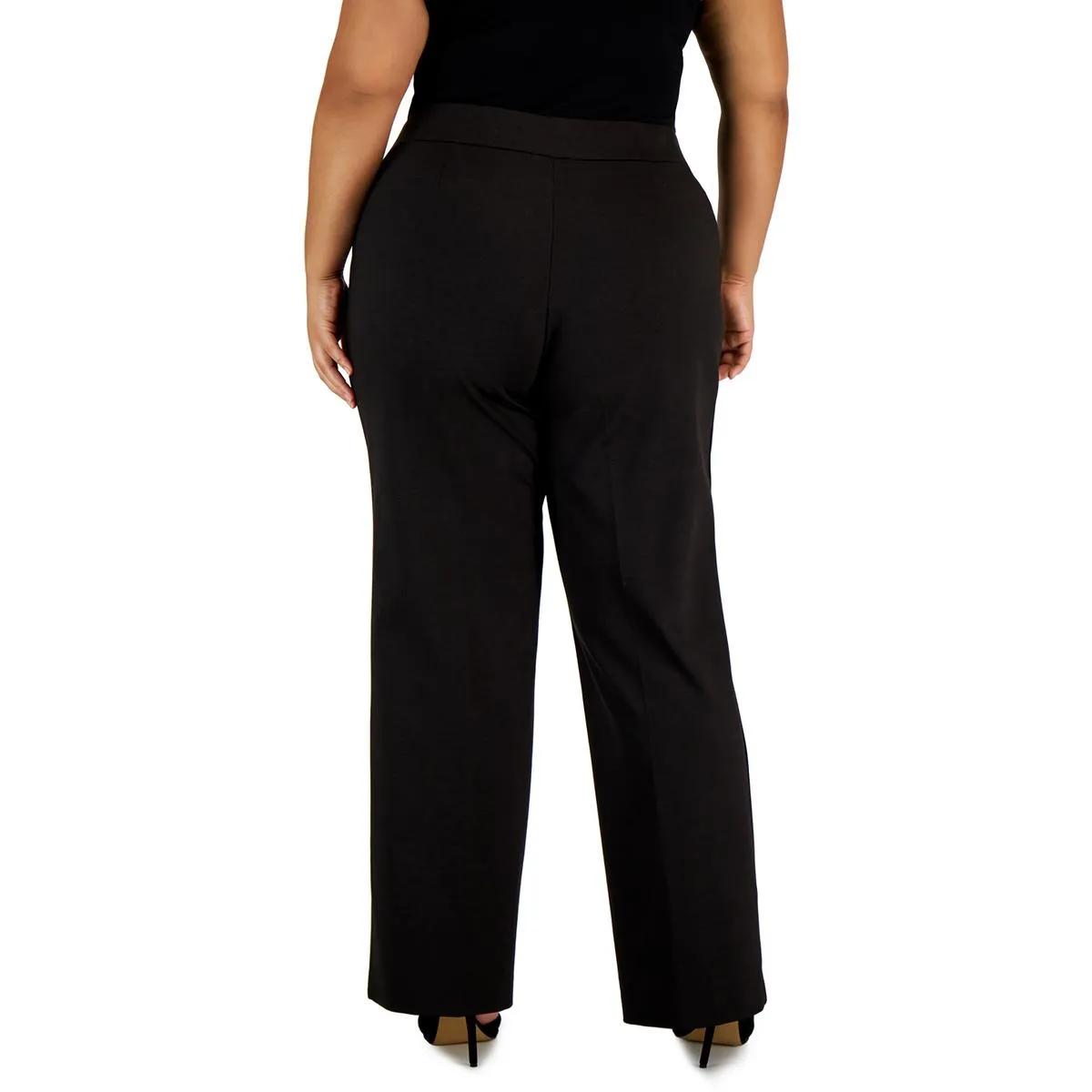 Plus Womens High Rise Work Wear Dress Pants