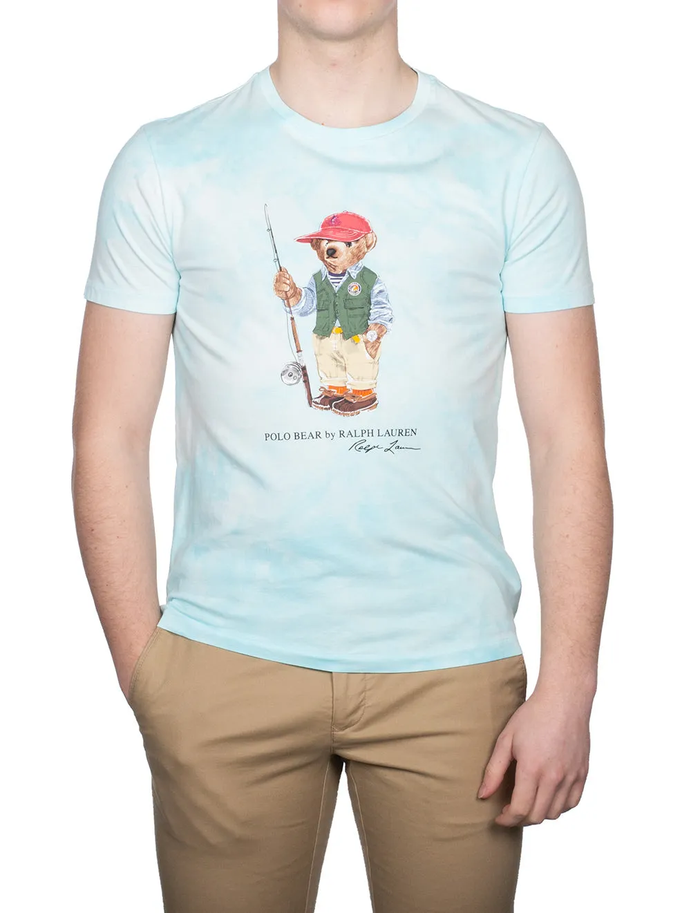 Polo Bear Tie-Dye T-Shirt Blue