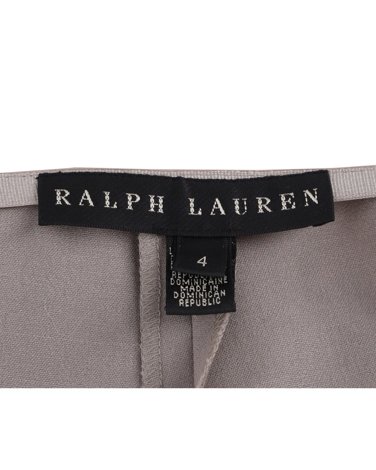 Ralph Lauren Wide-Leg Pants in Beige Wool