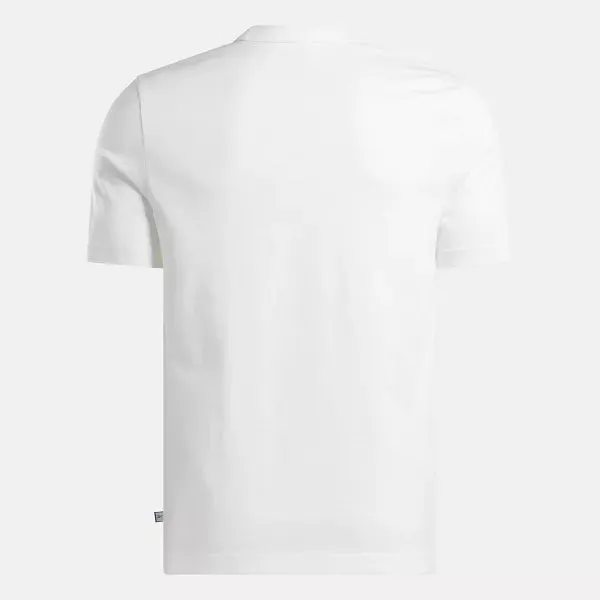 REEBOK MEN'S IDENTITY BADGE WHITE TEE