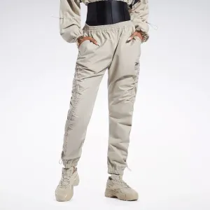 Reebok Women's Cardi B Woven Pants Beige Reebok