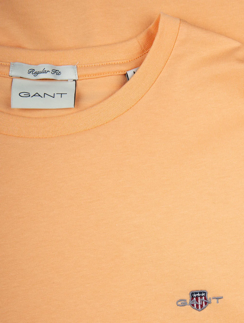Regular Fit Shield Short Sleeve T-Shirt Peachy Orange