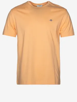 Regular Fit Shield Short Sleeve T-Shirt Peachy Orange