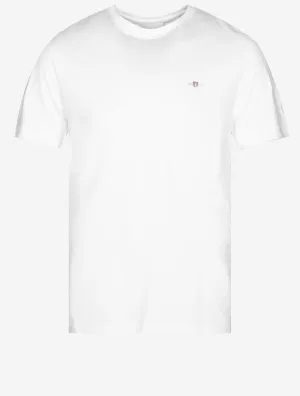 Regular Fit Shield Short Sleeve T-Shirt White