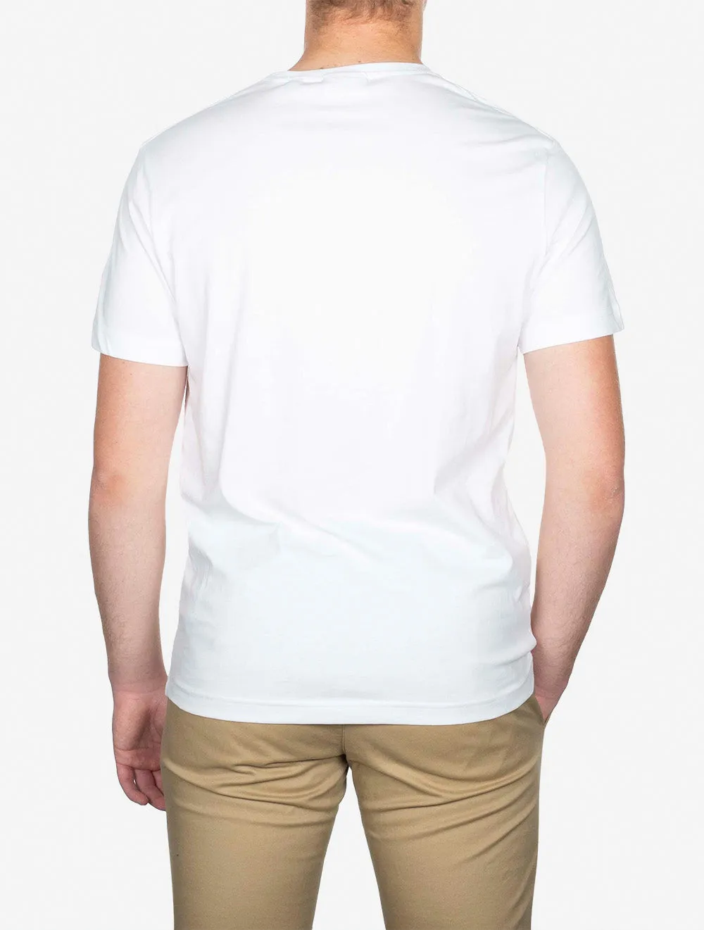 Regular Fit Shield Short Sleeve T-Shirt White
