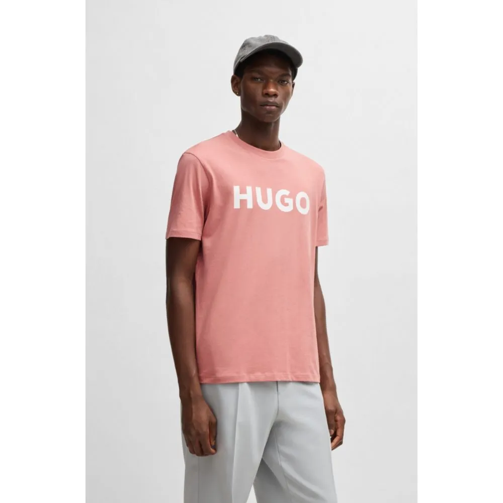 Regular-fit T-shirt in cotton jersey with logo print