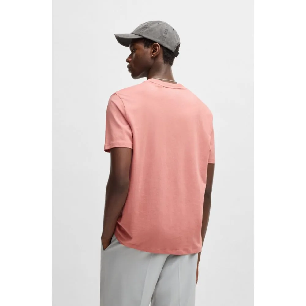 Regular-fit T-shirt in cotton jersey with logo print