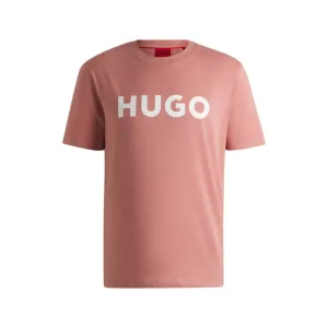 Regular-fit T-shirt in cotton jersey with logo print