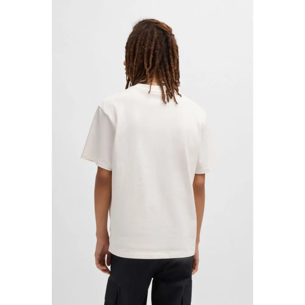 Relaxed-fit T-shirt in cotton with logo print