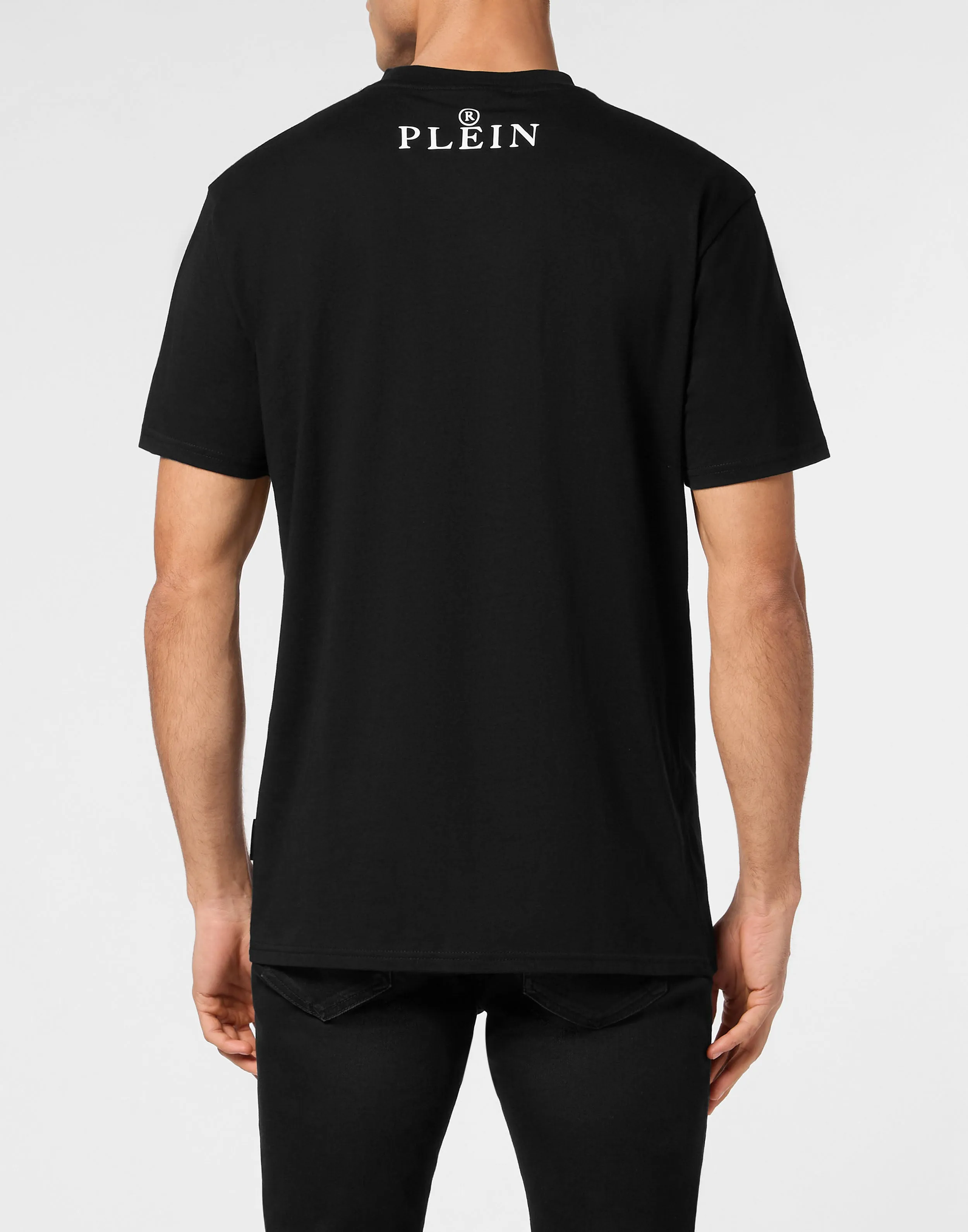 Round Neck T-Shirt Skull Snake
