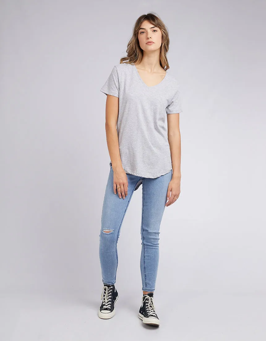 Silent Theory Marvelous Tee Grey Marle