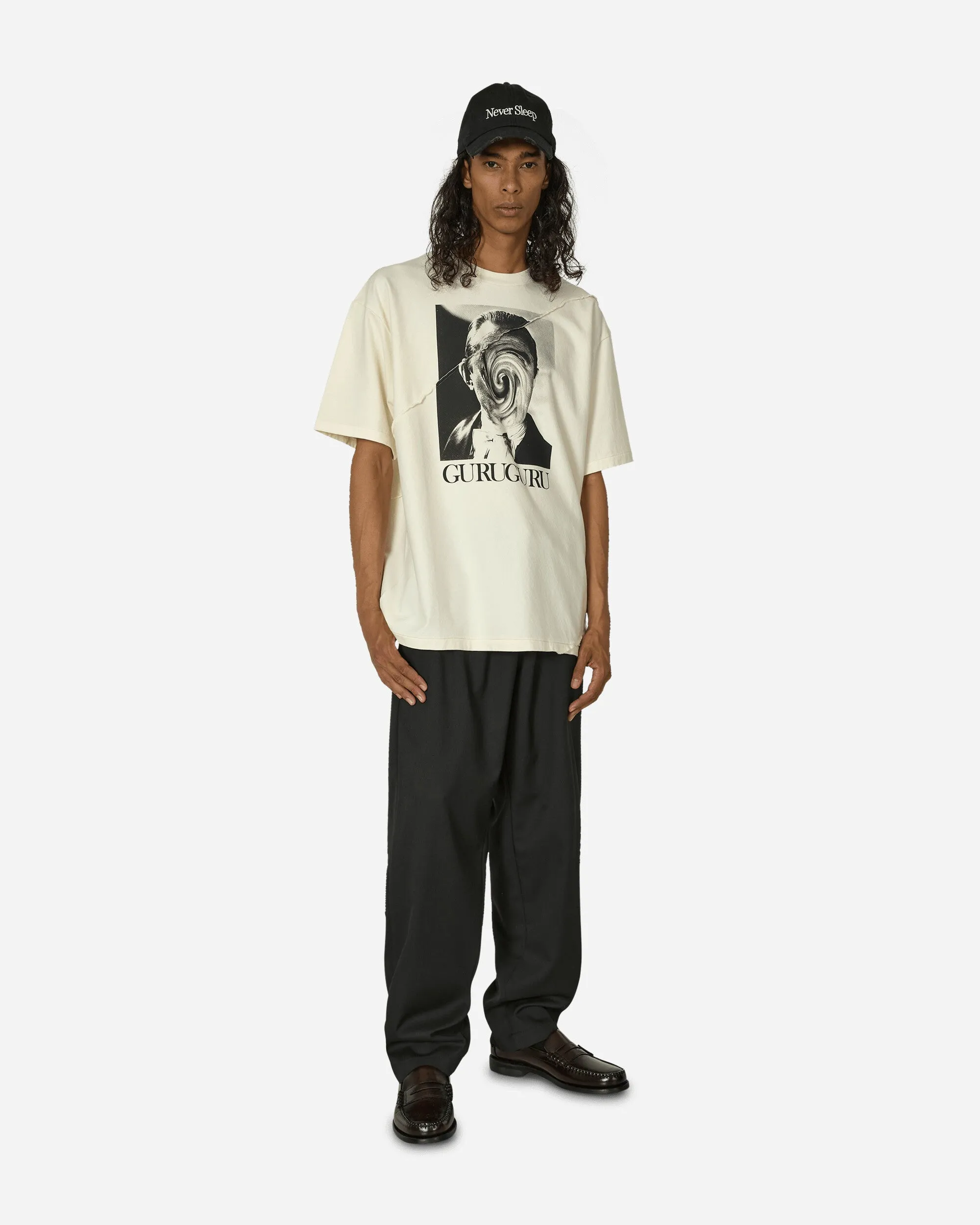 Spiral Switching T-Shirt Ivory